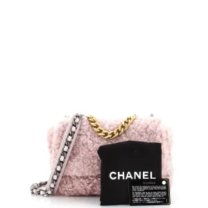 19 Flap Bag Shearling Medium