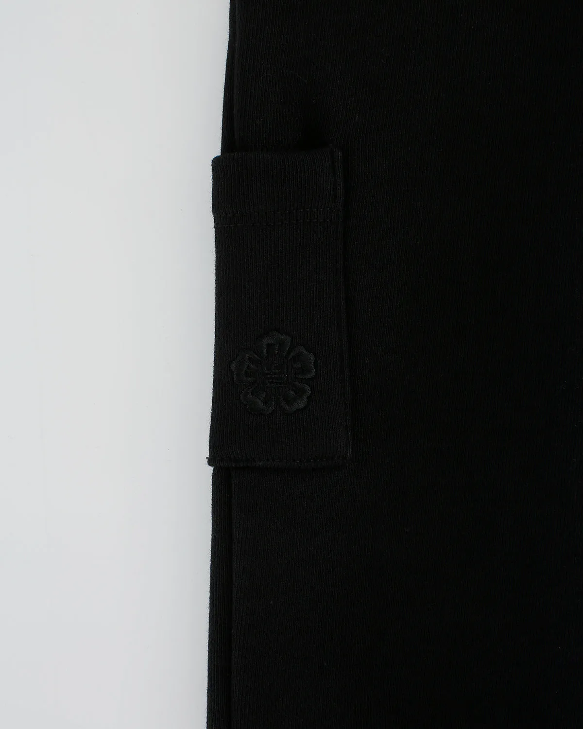 Black Logo Bolo Tie Sweatpants