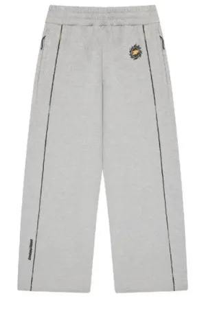 Broken Planet Performance Wide Leg Sweatpants Heather Grey