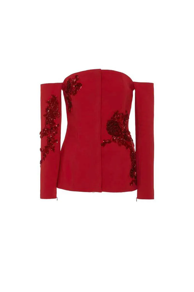 CAMILLE JACKET IN RED