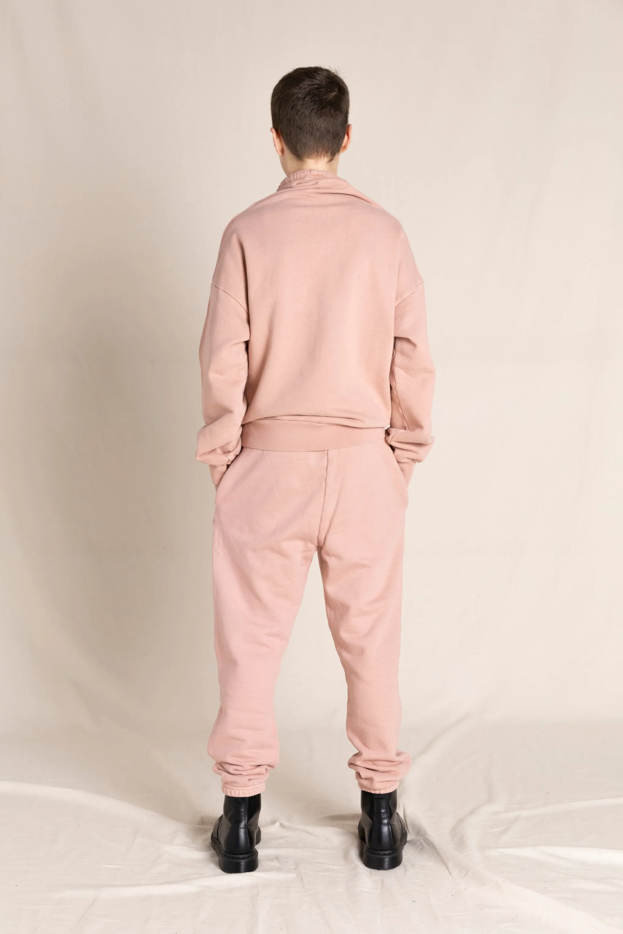 CLOWY Grey Pink - Loose Fit Sweatpants