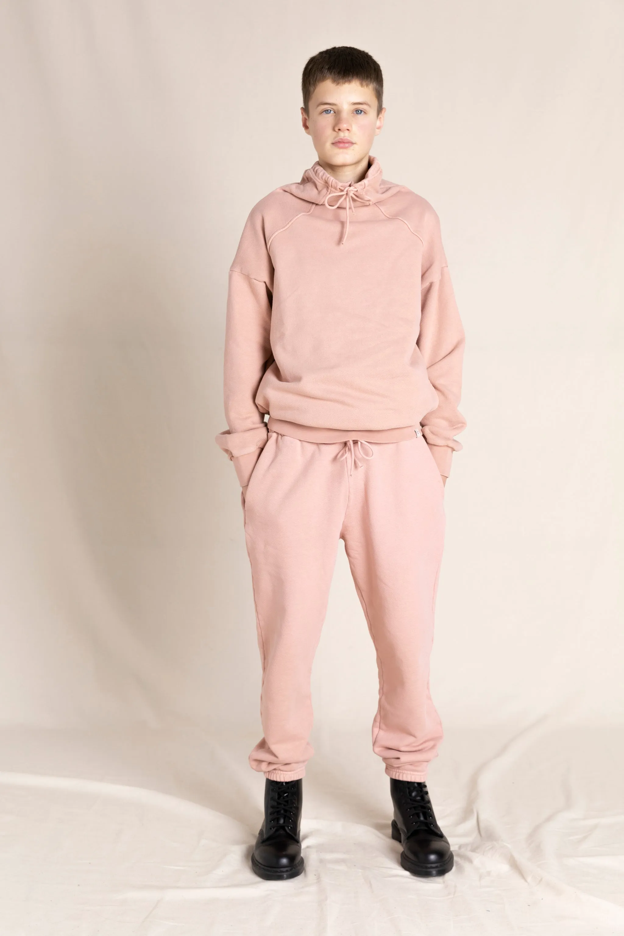 CLOWY Grey Pink - Loose Fit Sweatpants