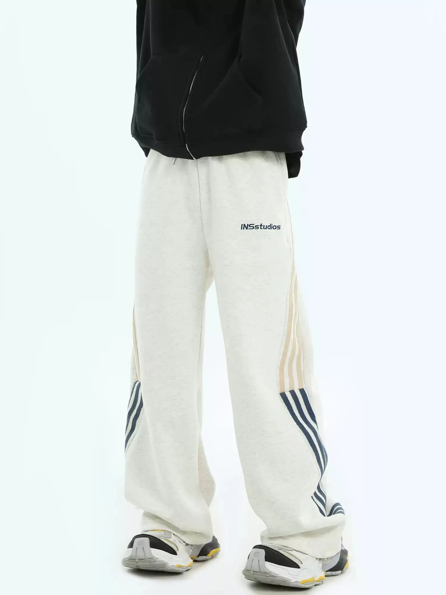 Contrast Striped Sweatpants