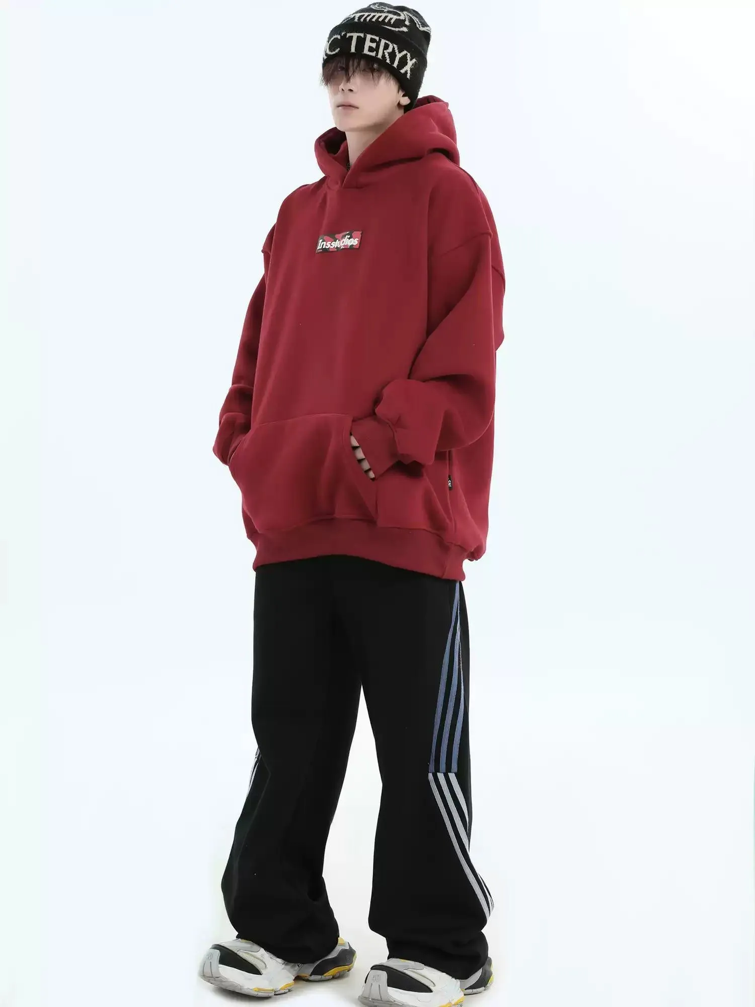 Contrast Striped Sweatpants