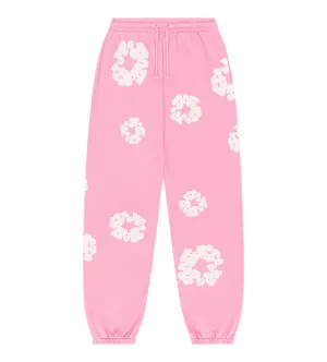 Denim Tears Pink Cotton Wreath Sweatpants