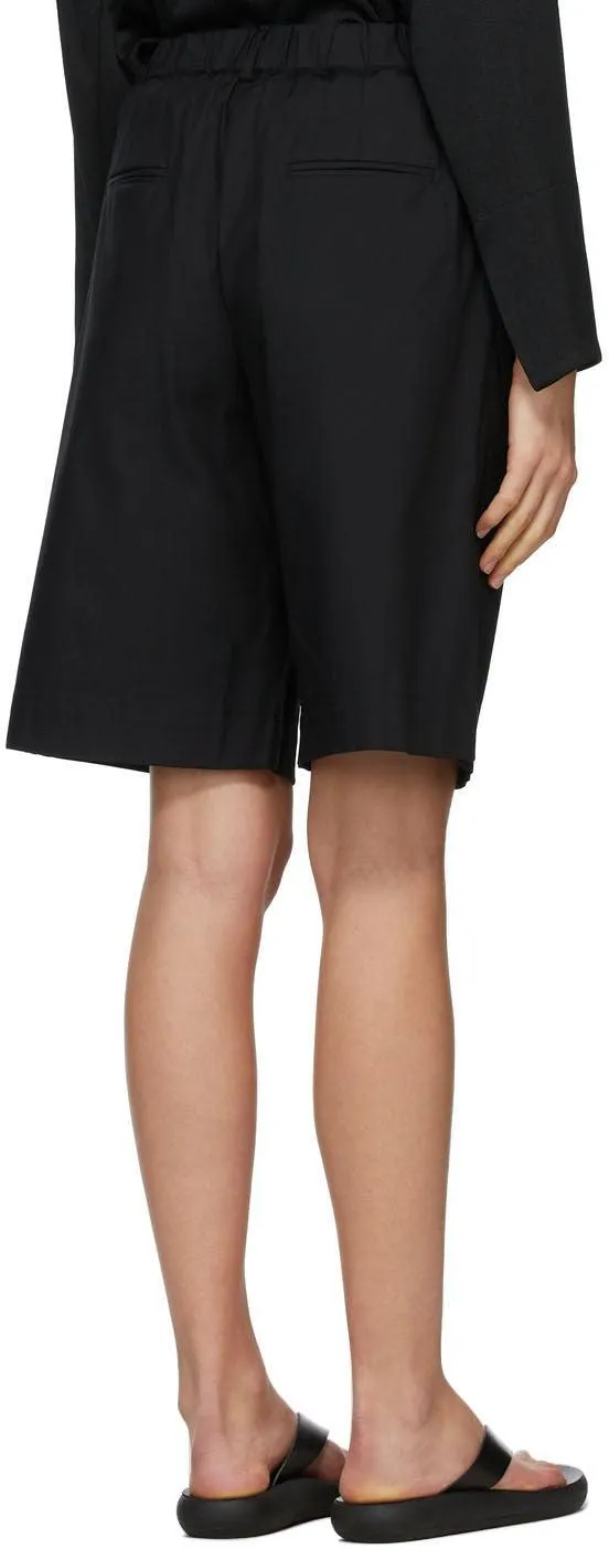 Esse Studios SSENSE Exclusive Black Tailored Shorts