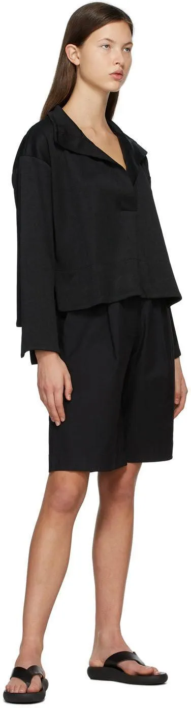 Esse Studios SSENSE Exclusive Black Tailored Shorts