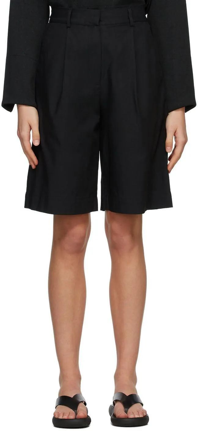 Esse Studios SSENSE Exclusive Black Tailored Shorts