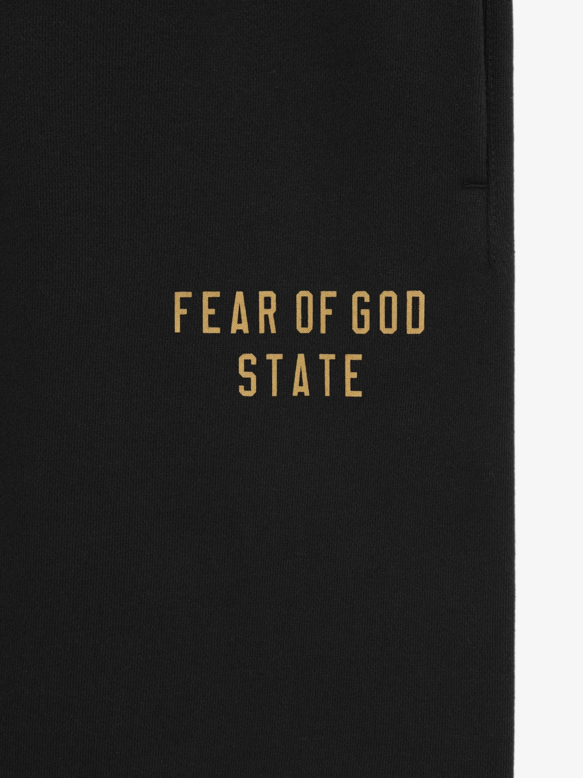 ESSENTIALS - Fleece Sweatpant Black