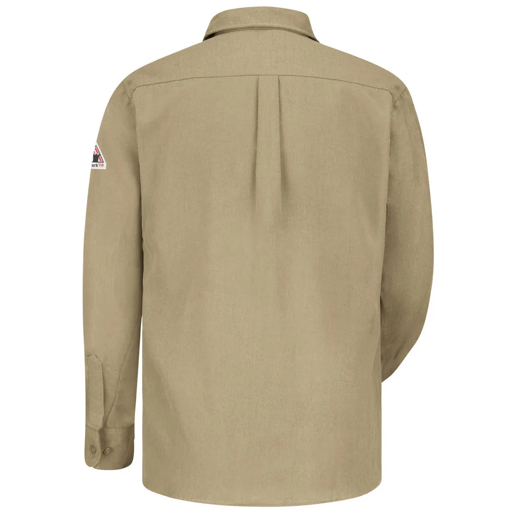 FR LIGHTWEIGHT UNIFORM SHIRT - KH-Khaki | Bulwark SMU4