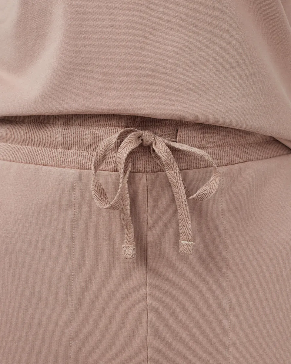 French Terry Wide Leg Sweatpant