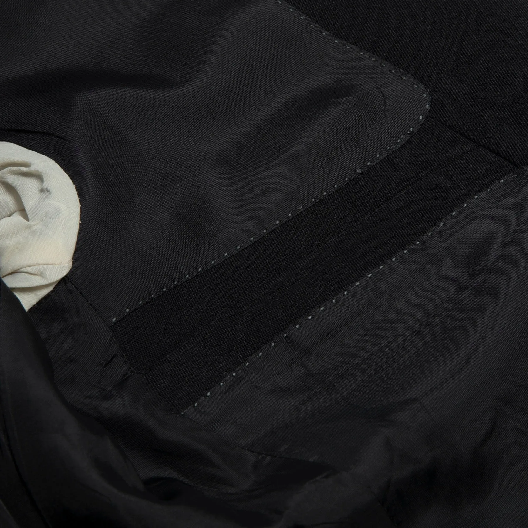 Gabardine Weave Tailored Suit Jacket