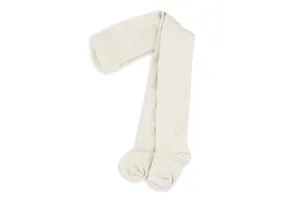 Ivory Lurex Shimmer Tights