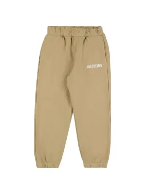 Jacquemus   Logo print cotton sweatpants 