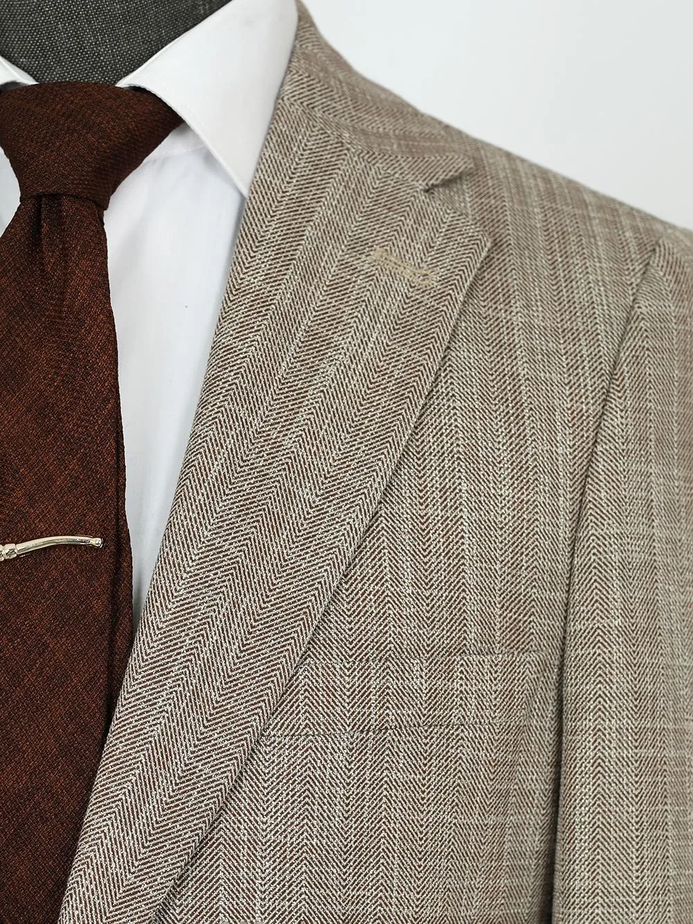Light Brown Bespoke Men Suit Tailored