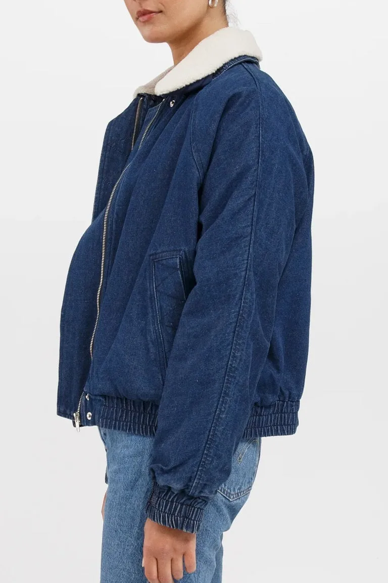 Mackenzie Denim Bomber Jacket