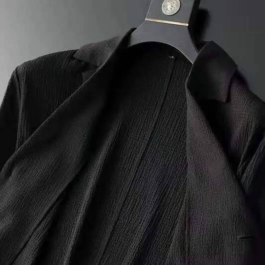 Men's Casual Suit: Tailored Blazer & Jogger Trousers