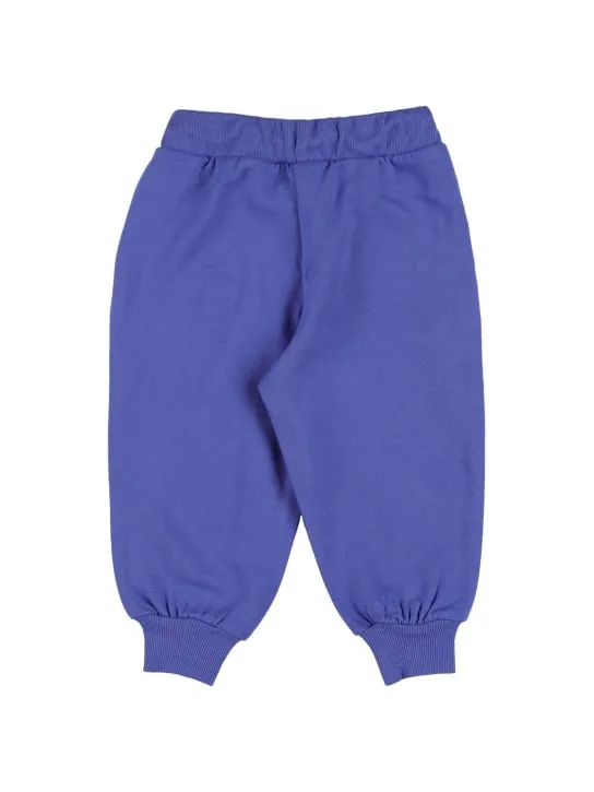Mini Rodini   Embroidered cotton sweatpants 