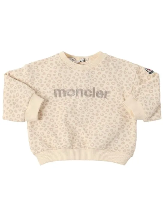 Moncler   Logo cotton sweatshirt &amp; sweatpants 