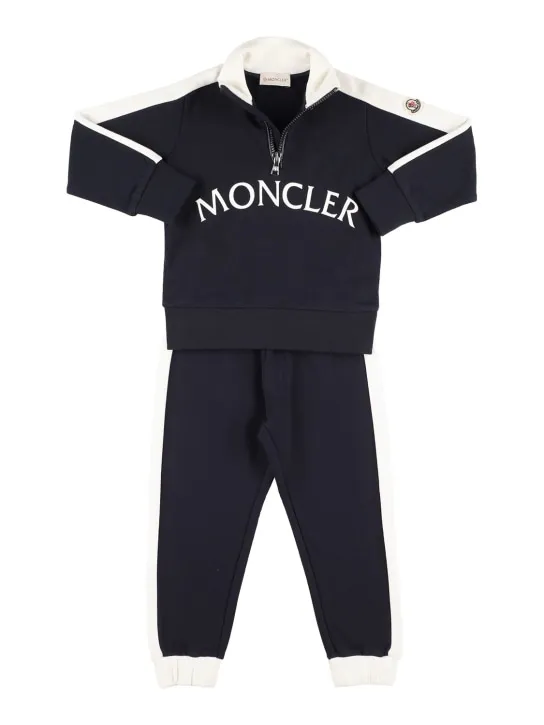 Moncler   Stretch cotton sweatshirt &amp; sweatpants 