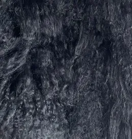 Mongolian shearling sheep coat