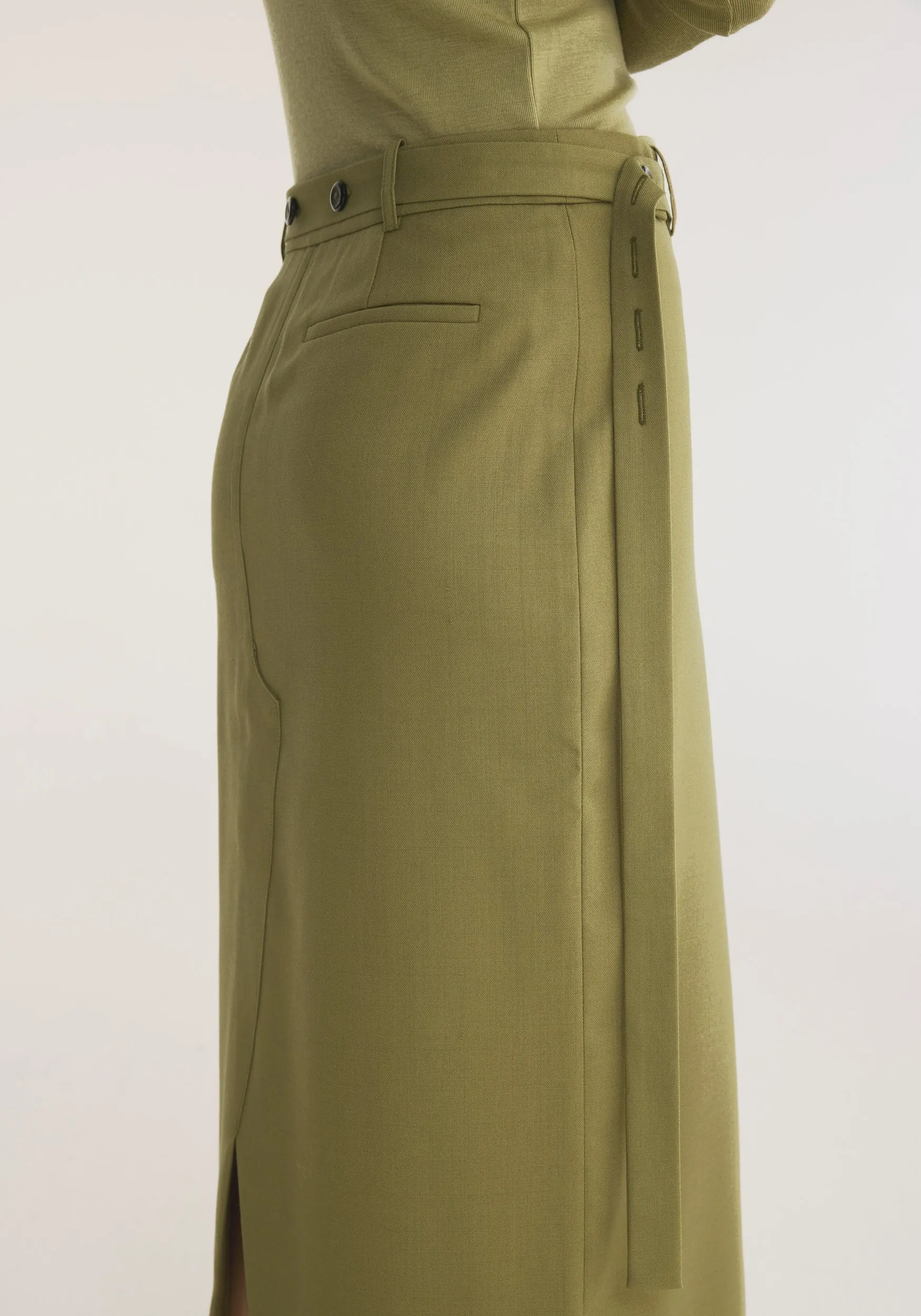 Reimagined Tailored Skirt