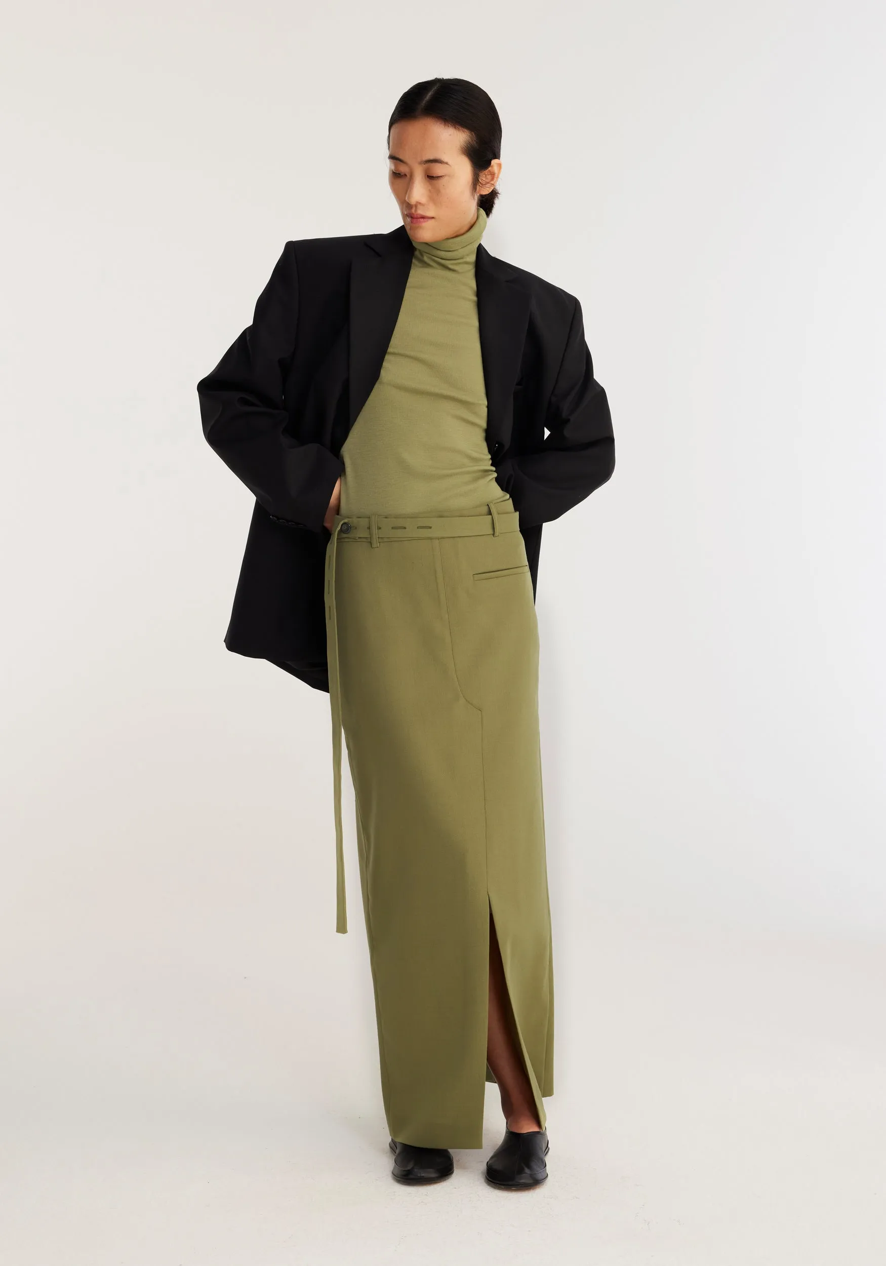 Reimagined Tailored Skirt
