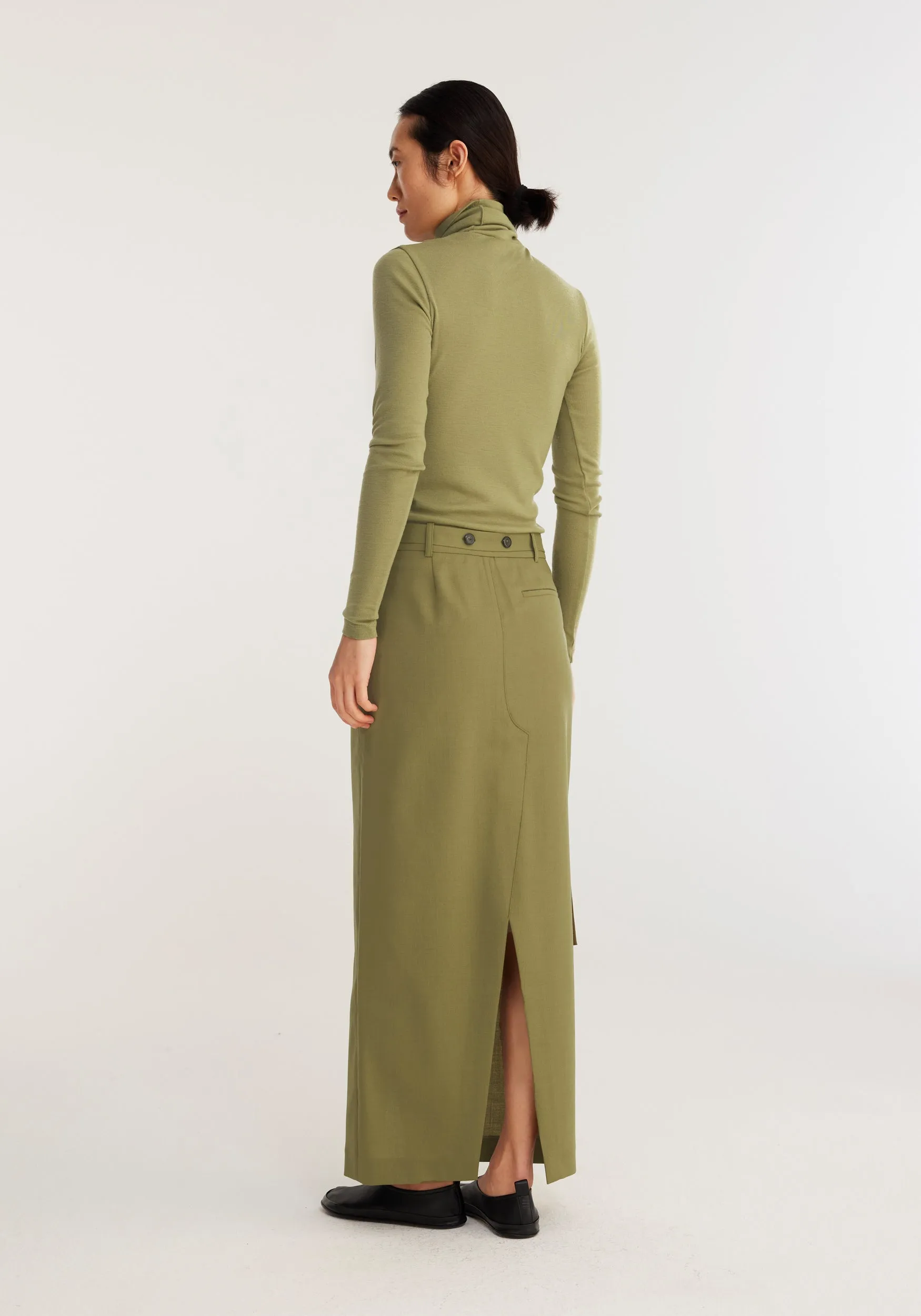 Reimagined Tailored Skirt