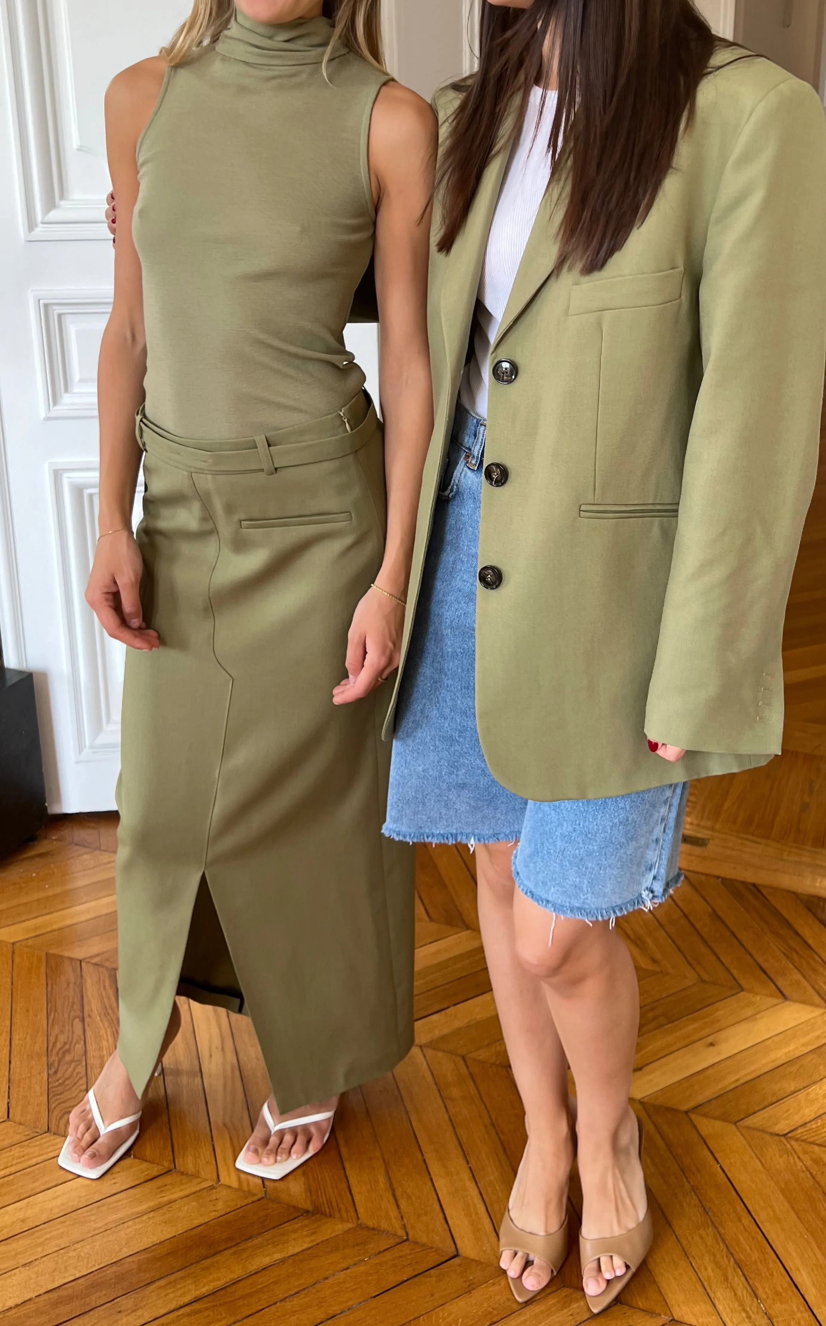 Reimagined Tailored Skirt