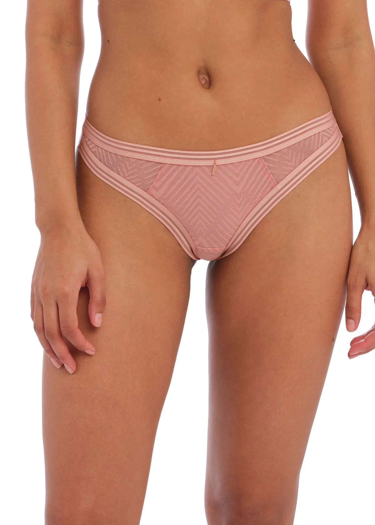 Tailored Brazilian In Ash Rose - Freya