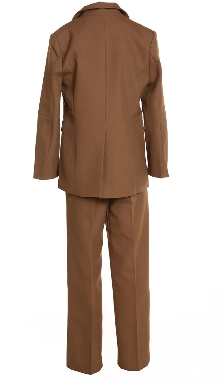The Camel Tailored Blazer Set Brown