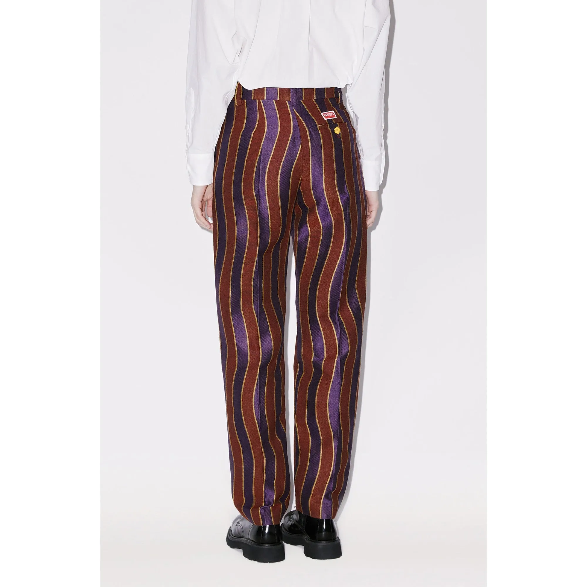 Women Tailored Cropped Pant - Dark Camel