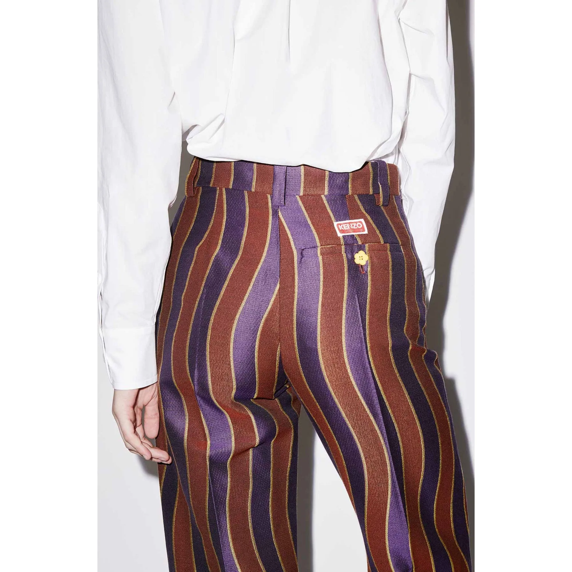 Women Tailored Cropped Pant - Dark Camel