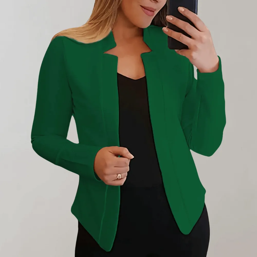 Women's Tailored Open-Front Blazer