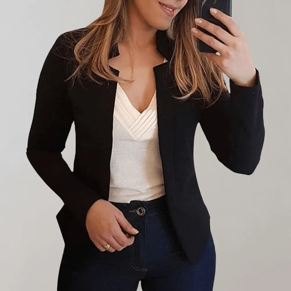 Women's Tailored Open-Front Blazer