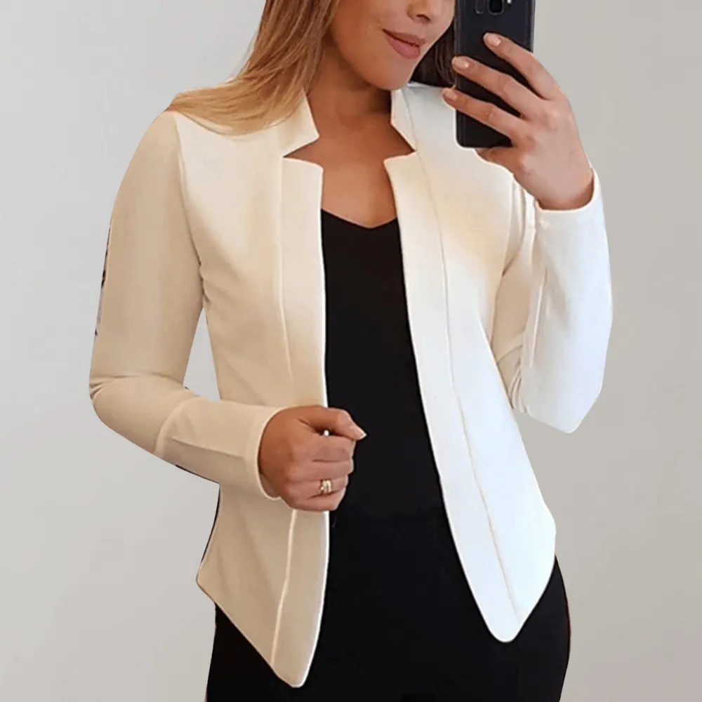 Women's Tailored Open-Front Blazer